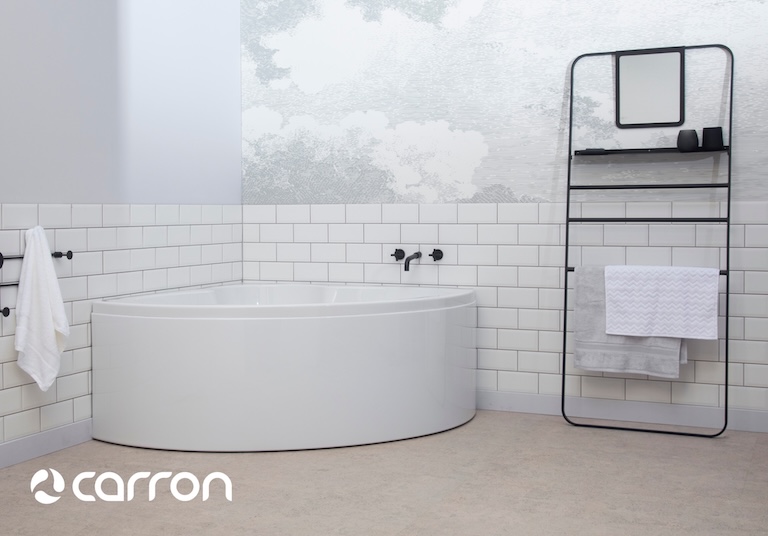 Whirlpool corner baths